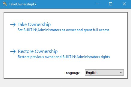 Take Ownership Ex 1. 0. 0. 0 (выдает права на системный файл)