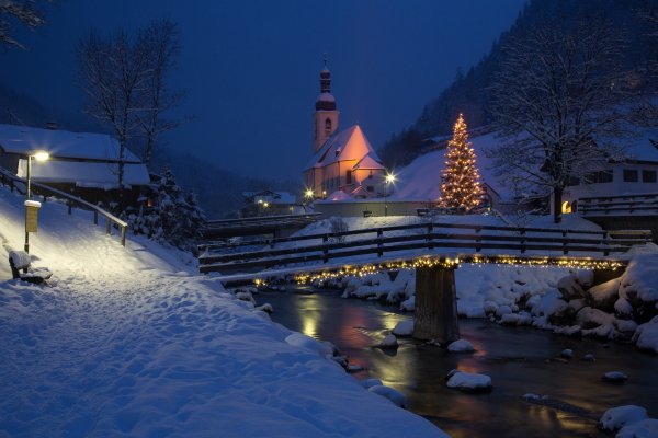 walter-hirzinger-avstriia-ramzau-ramsau-obshchina-reka-most