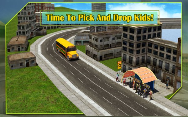 School Bus Driver 3D Simulator v 1. 1 ( A