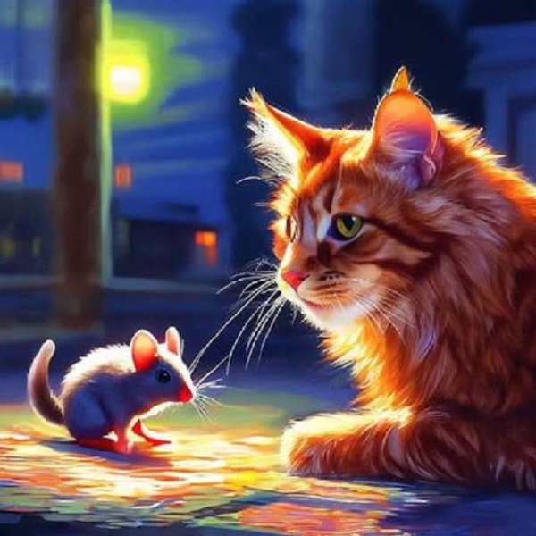 Кошка и мышка