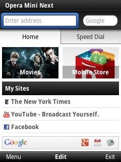 Opera Mini Next v. 7. 00. 29482