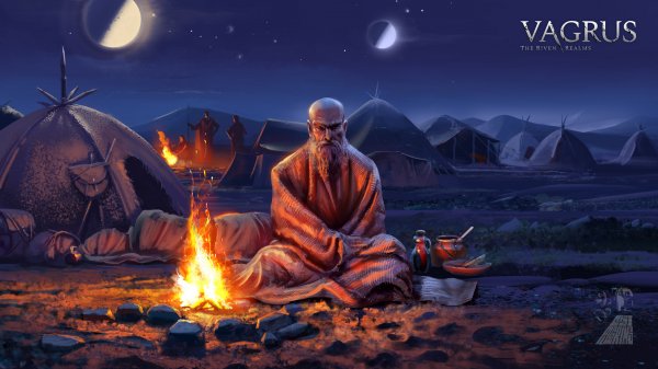 Обои Костер с Агосом Vagrus Agos old 16х9 3840x2160 4К