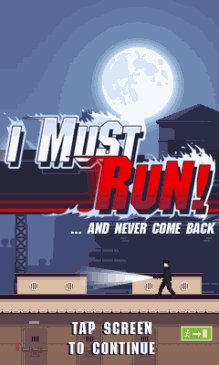 I Must Run 240x320 Сенсор Аксель