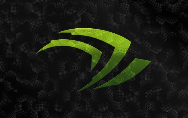 nVidia зеленый черный Logo