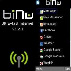 Binu browser v3. 2. 1 240x400 EN