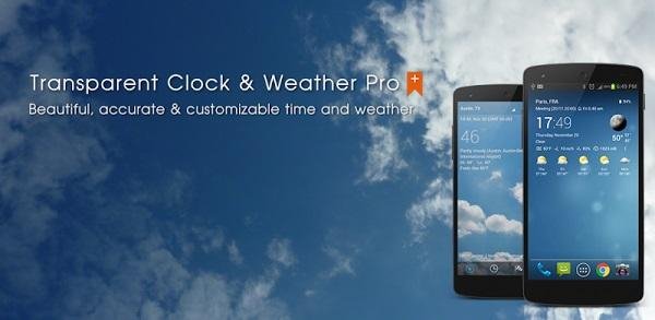 Transparent clock & weather Premium-v3. 50. 2. 2
