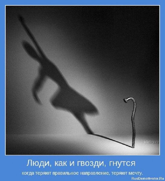 Люди как гвозди гнутся