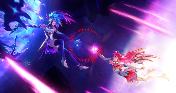 Star Guardian Akali and Kaisa (4k) League of Legends