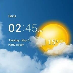 Transparent Clock Weather Pro v. 1. 99. 05