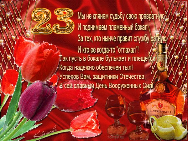 С наступающим 23 февраля