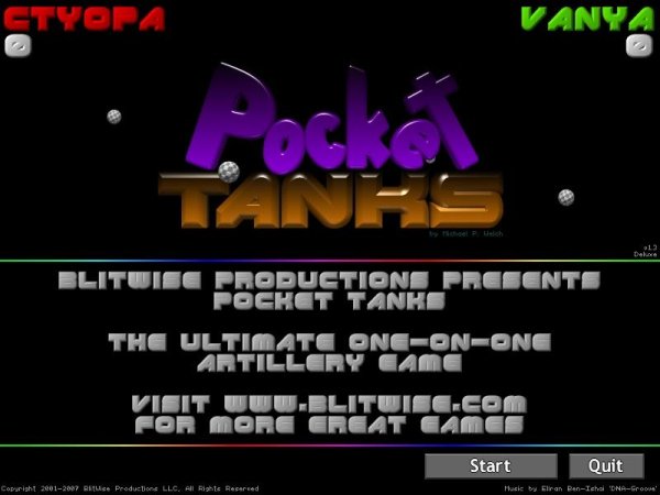 Pocket Tanks v1. 3. part01
