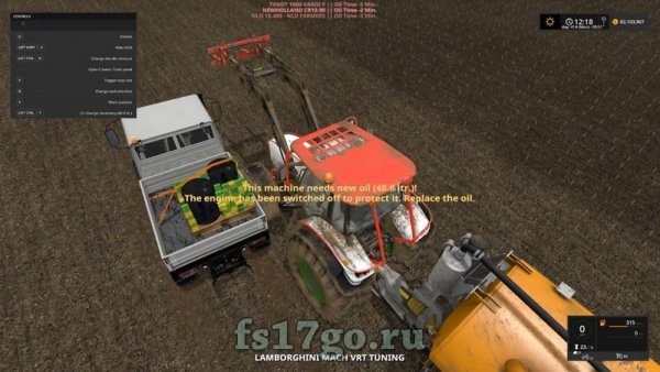 FS17 oilUsage