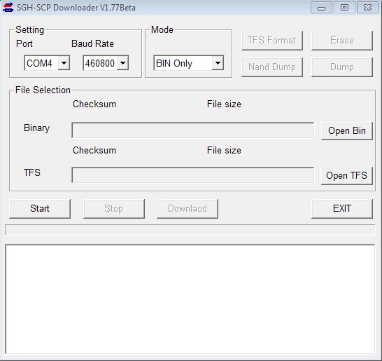 SGH-SCP Downloader v. 1. 77Beta (Sam X640)