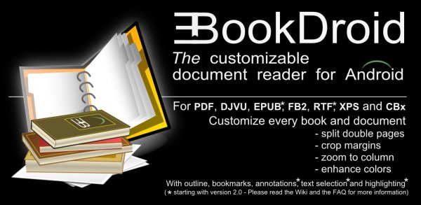 EBookDroid (pdf, djvu) Reader v2. 6. 3