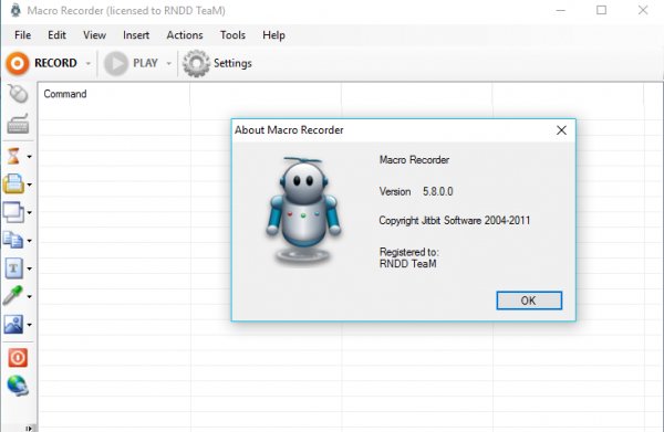 Macro Recorder 5. 8. 0. 0