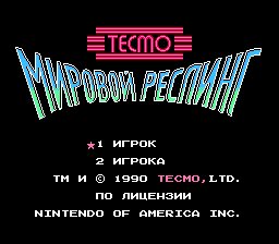 Tecmo World Wrestling (U) [T+Rus uBAH009 (23. 06. 2025)]