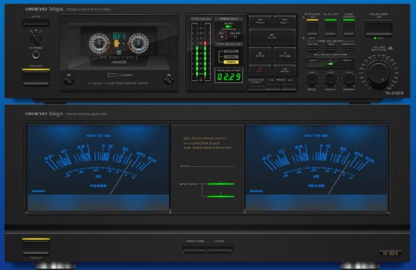 Onkyo TA-2066 & Onkyo M-504