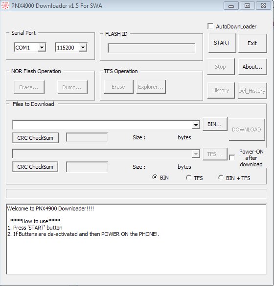 PNX4900 Downloader v1. 5 For SWA