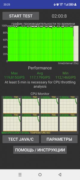 CPU Throttling Test v1. 3. 4 RUS