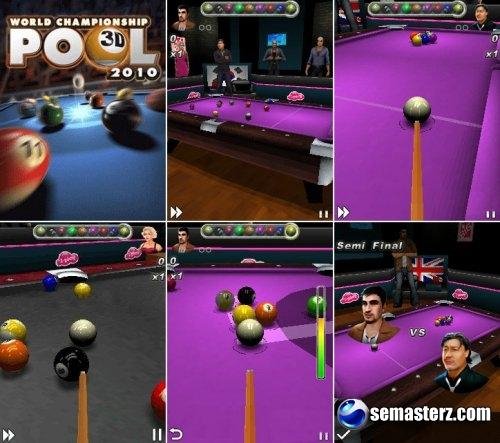 3D Billiard 2009 Nokia s40 240х320