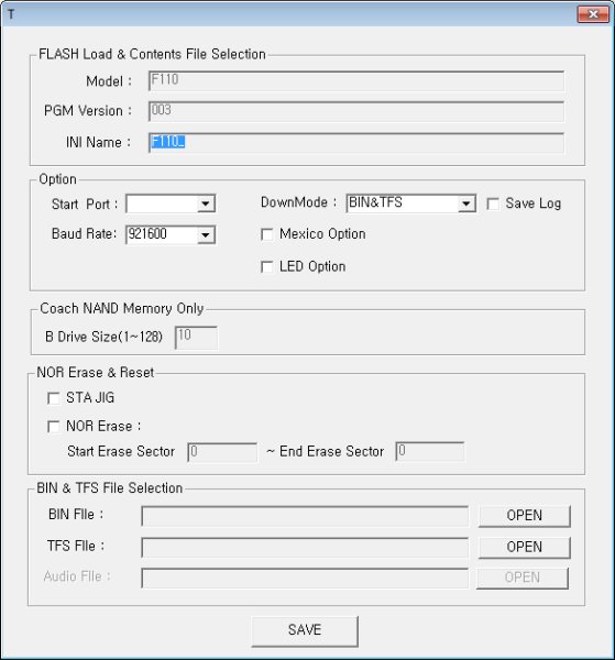 F110 DEFAULT MDL V003