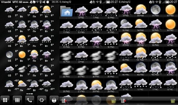 Mod Icons Weather WC v. 67 By Vitan04