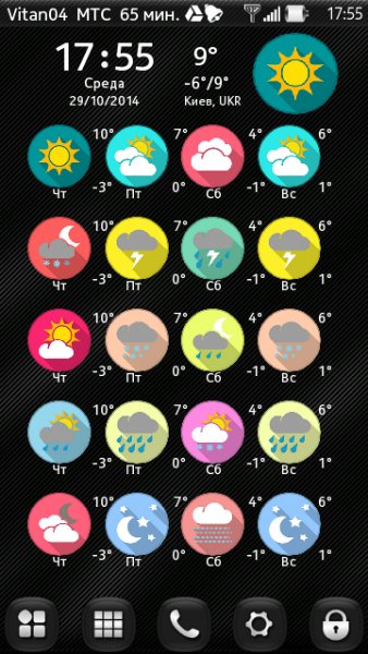 Mod Icons Weather WC v. 60 By Vitan04