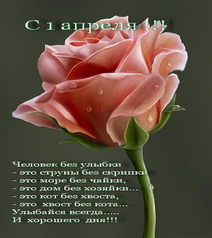 С 1 апреля