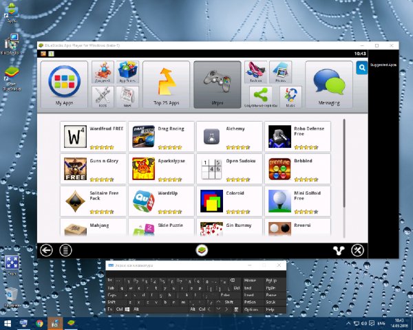 BlueStacks 1gb comp