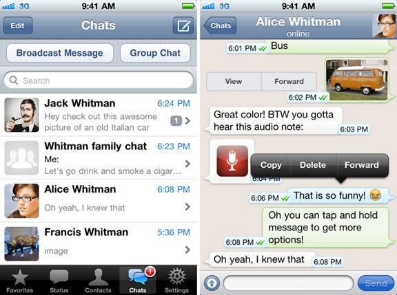 WhatsApp Messenger v. 2. 9. 4