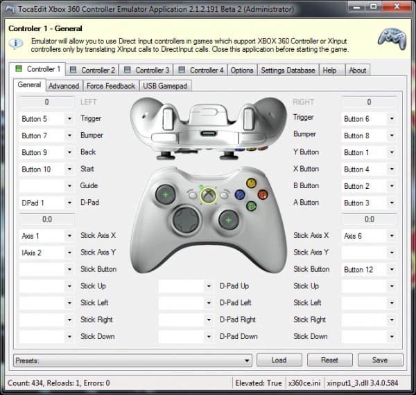 x360ce. App-2. 1. 2. 191
