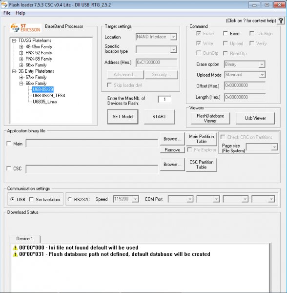 Flash loader v7. 5. 3 CSC v0. 4 Lite