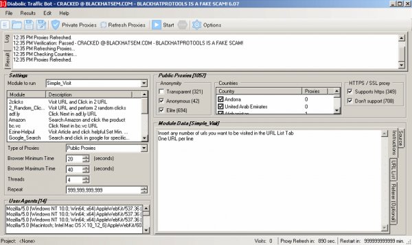 Diabolic Traffic Bot 6. 09 [Cracked] - накрутка трафика