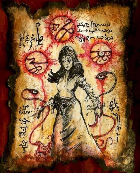 Blood sorceress