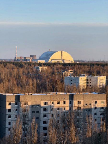 Припятский закат, зима 2026 года