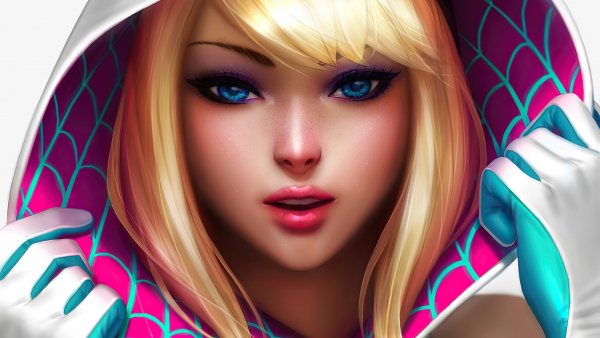 Gwen-stacy-spider-gwen-marvel-superhero 4K-6. 2007