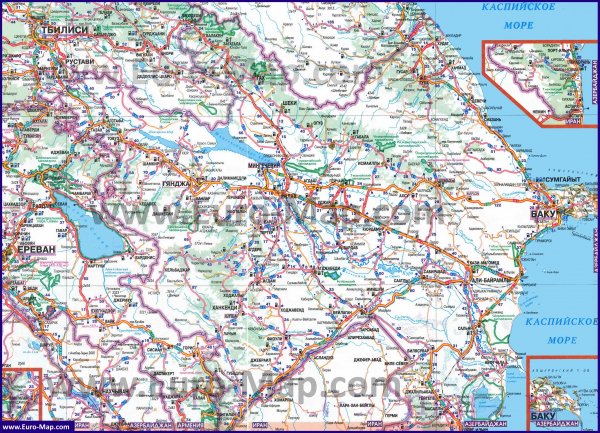 Avtomobilnaya-karta-dorog-azerbaidjan