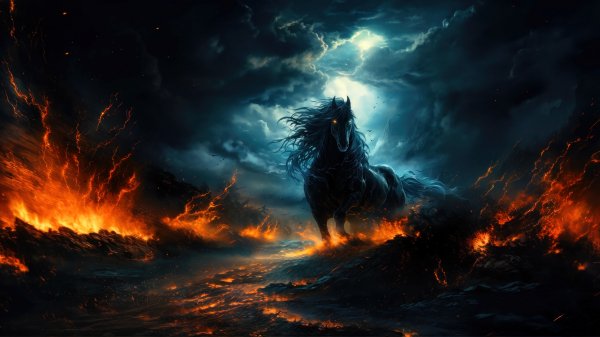 Dark-horse-fantasy-4k-wallpaper