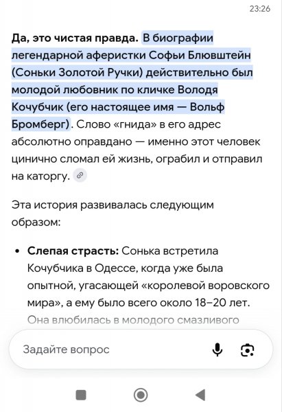 Сучее Не бывает кочубчик