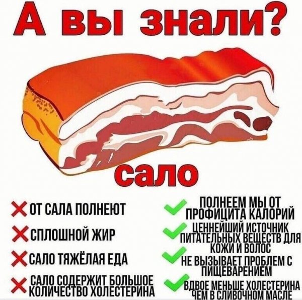 Инструкция про сало