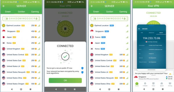 Kiwi VPN 42. 30. 09