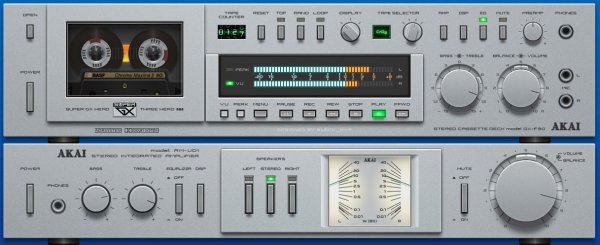 Akai GX-F90 & Akai AM-U01