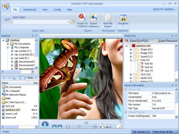 Sothink SWF Decompiler v7. 4 Build 5320 Final Ml Rus