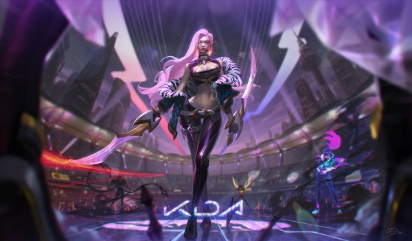 Kda Akali League Of Legends Fantasyart