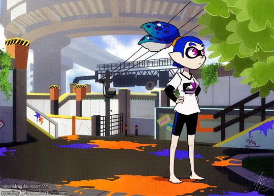 Splatoon, Игры, гифки
