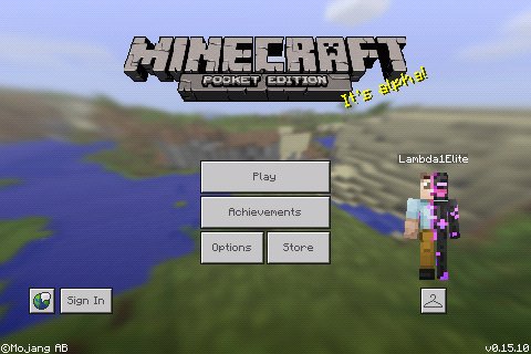 Minecraft-Pocket-Edition-v0. 15. 10