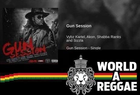 Vybz Kartel & Akon & Shabba & Sizzla - #Gun Session (Reggaeton)