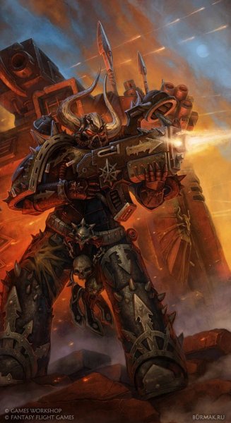 Warhammer 40,000_ Dawn of War - Dawn of War - Chaos Marine Laugh 1. wmv