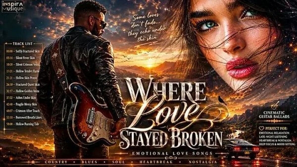 Where Love Stayed Broken - Romantic Blues Guitar Ballads 2026