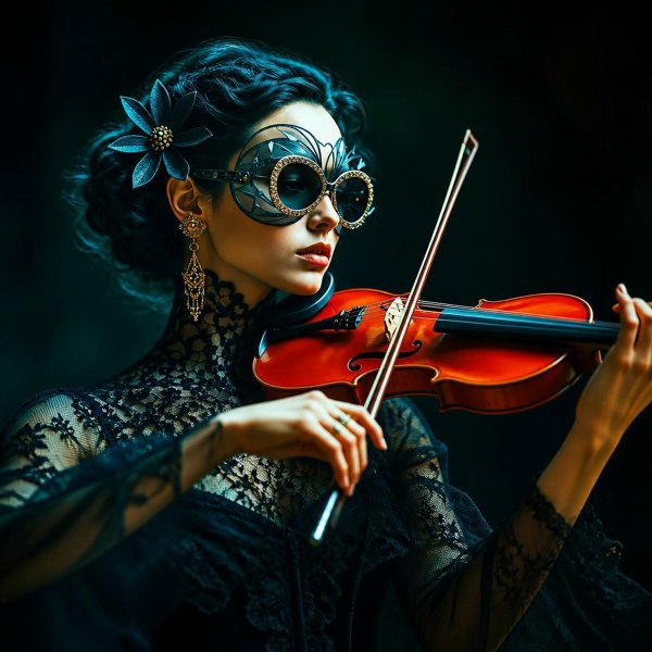 Deep Violin Vibes - Masque